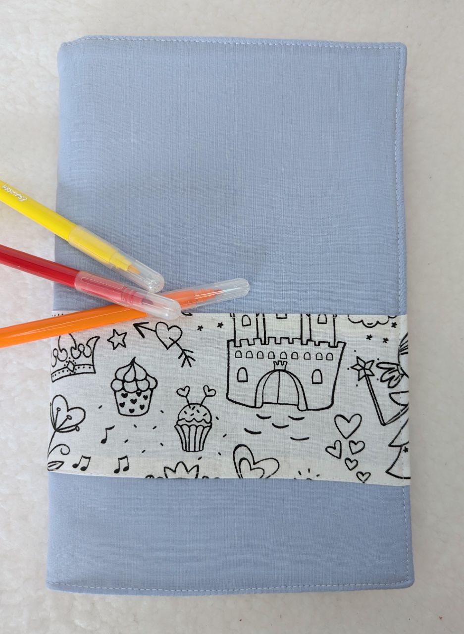 Coloriage chateau Mzellafée lavable et personnalisable