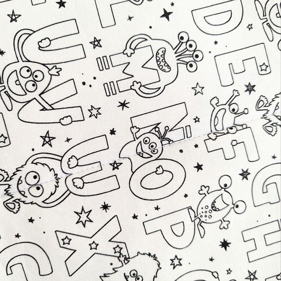Coloriage chateau Mzellafée lavable et personnalisable