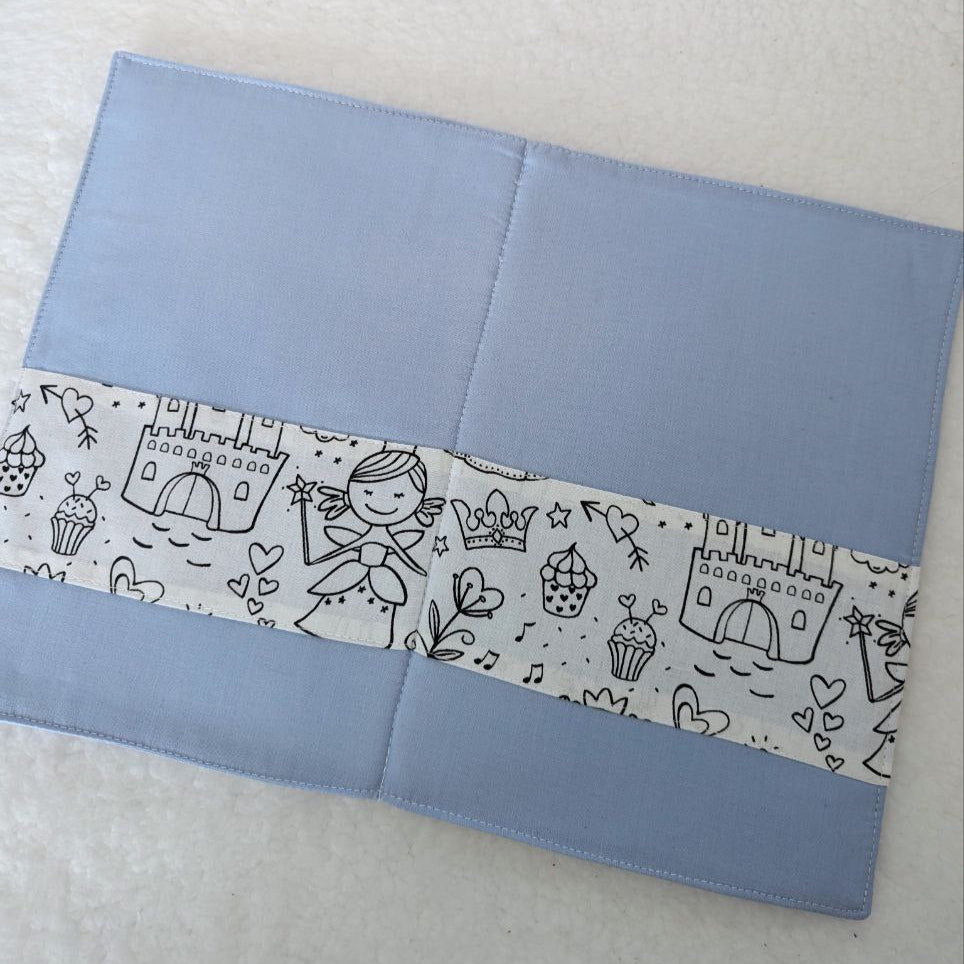 Coloriage chateau Mzellafée lavable et personnalisable