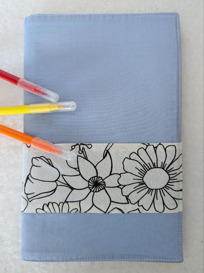 Coloriage fleur Mzellafée lavable et personnalisable
