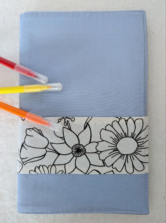 Coloriage fleur Mzellafée lavable et personnalisable