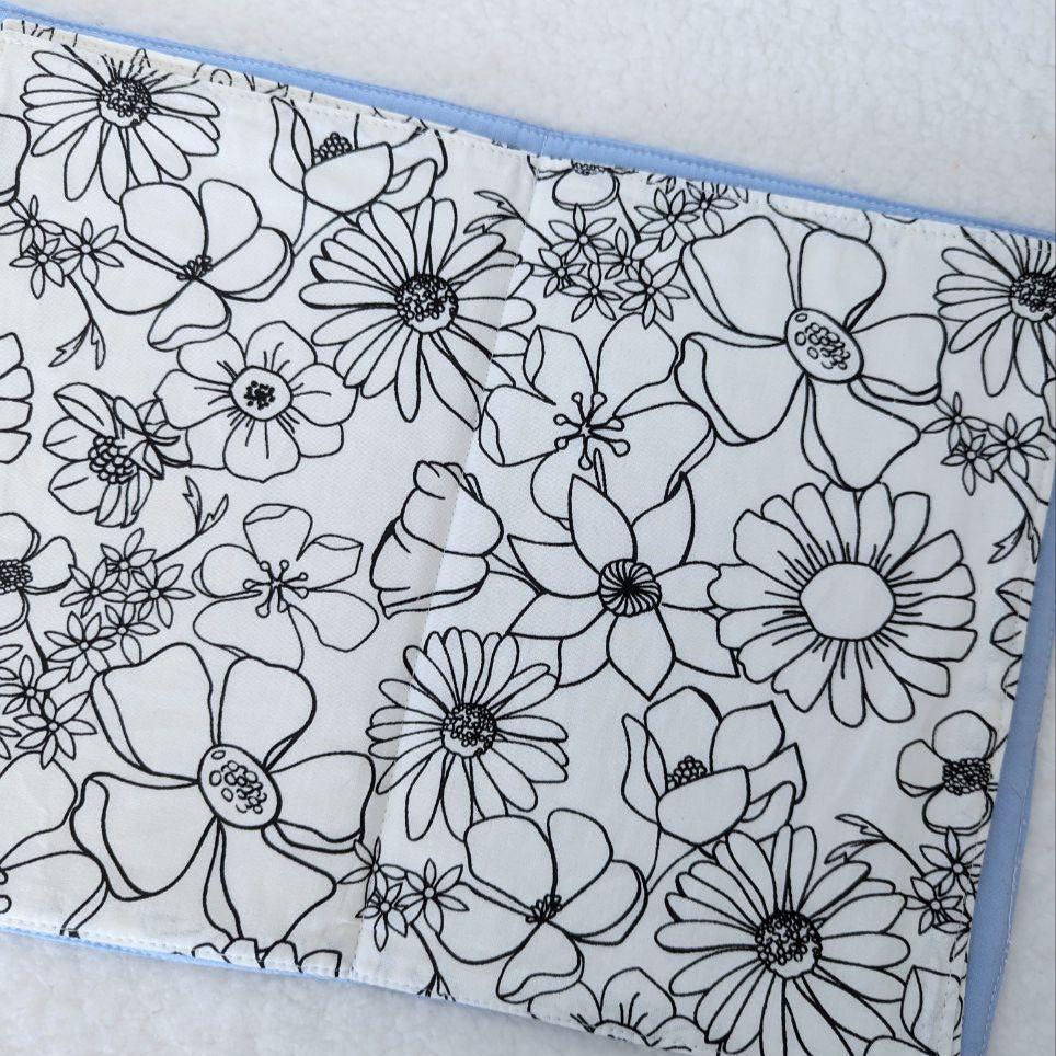 Coloriage fleur Mzellafée lavable et personnalisable
