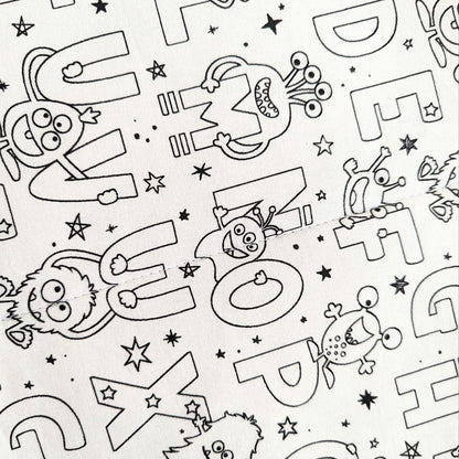 Coloriage chateau Mzellafée lavable et personnalisable