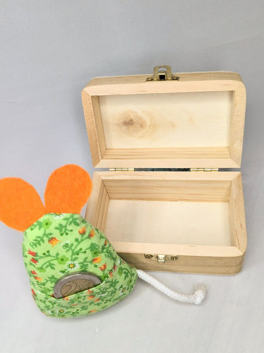 Souris et boîte à dent de lait - vert orange
